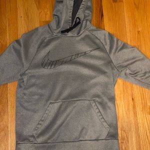 Grey Nike Hoodie Mens (M)